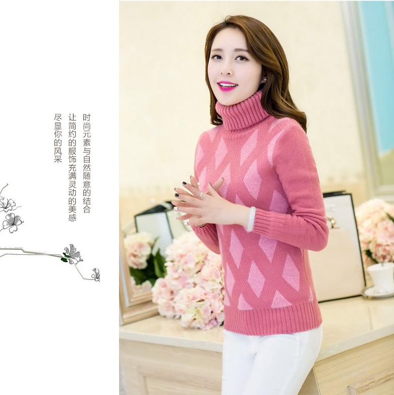 พรีออเดอร์ - เสื้อไหมพรมแฟชั่น Pre - ST625 (สีชมพู)