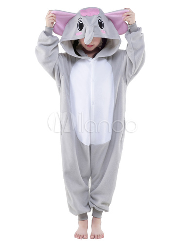 ชุดนอนมาสคอต / แฟนซี เด็ก ช้างเทา (elephant)