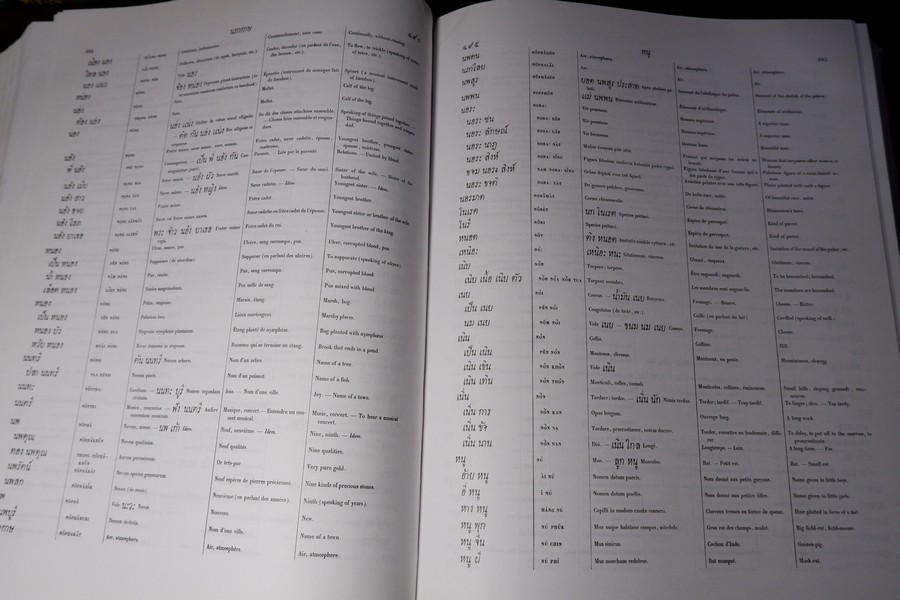 ชุดวรรณกรรมหายาก สัพะ พะจะนะ พาสา ไท DICTIONARIUM LINGUAE THAI ปกเเข็ง 956 หน้า ปี 2542 (สอบถาม)