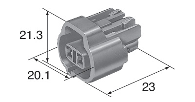 2 พิน ขาว #0031-L