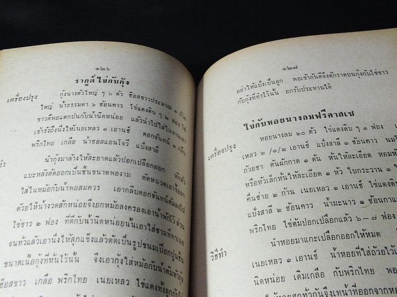 อาหาร ตำรับสุวรรณา ศรีเพ็ญ ปกแข็ง 576 หน้า ปี 2506