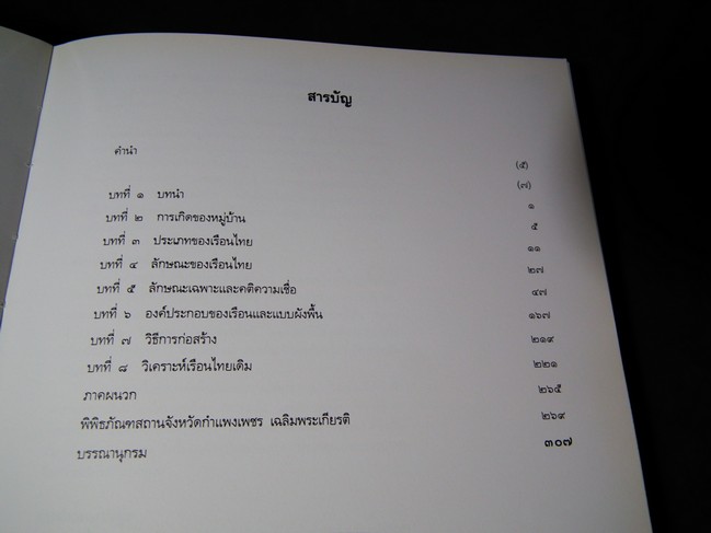 เรือนไทยเดิม โดย รศ.ฤทัย ใจจงรัก จัดพิมพ์เนื่องในวโรกาสที่ สมเด็จพระญาณสังวร สมเด็จพระสังฆราช สกลมหาสังฆปรินายก เจริญพระชนมายุครบ 84 พรรษา ปกแข็ง ปี 2540