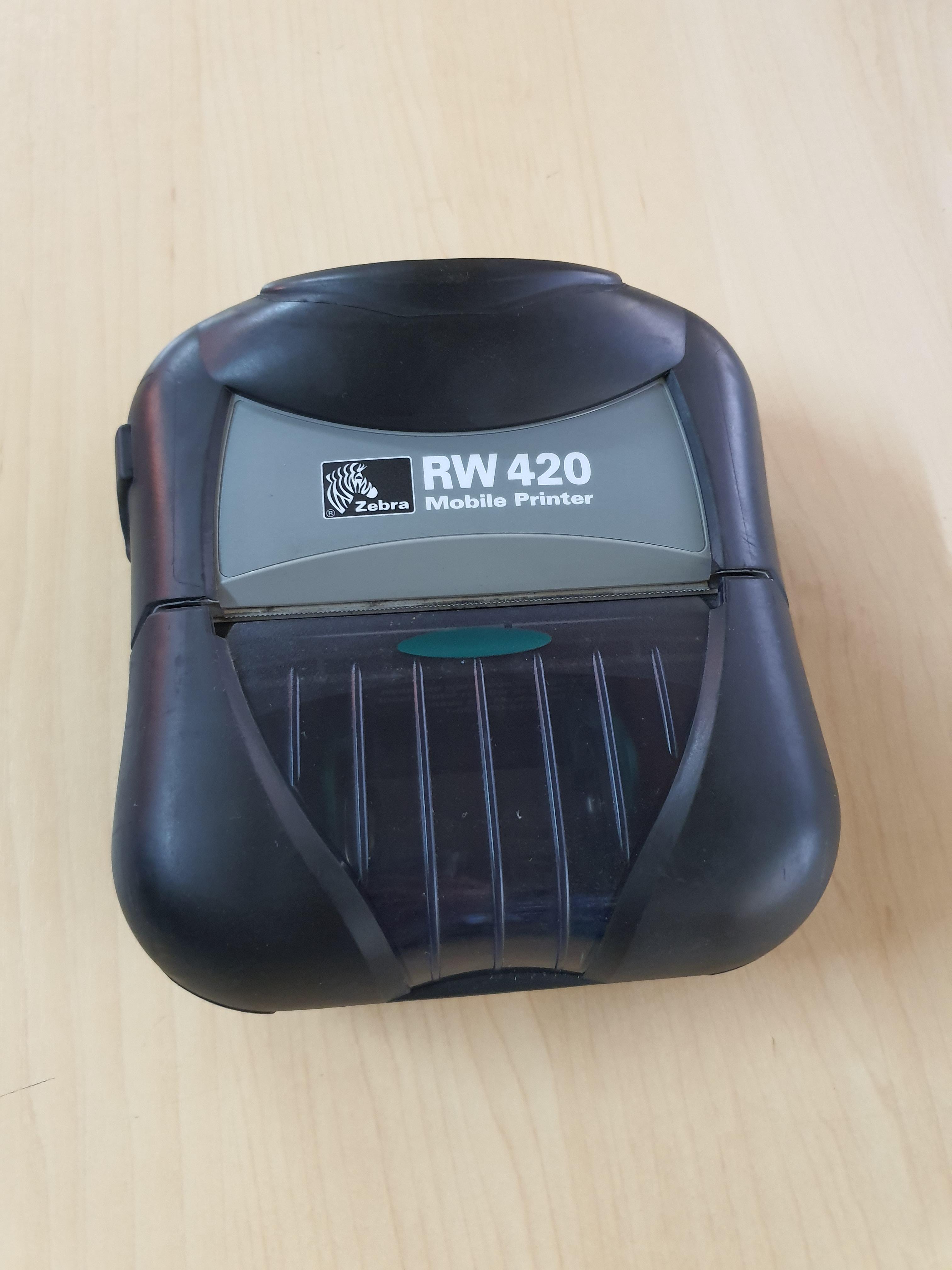 เครื่องพิมพ์บาร์โค้ดแบบพกพา Zebra RW420 Mobile Printer มือสอง(WireLess Wifi)