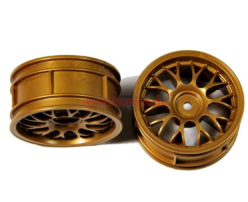Mesh Wheels 2pcs. (Gold, 26mm/+2).