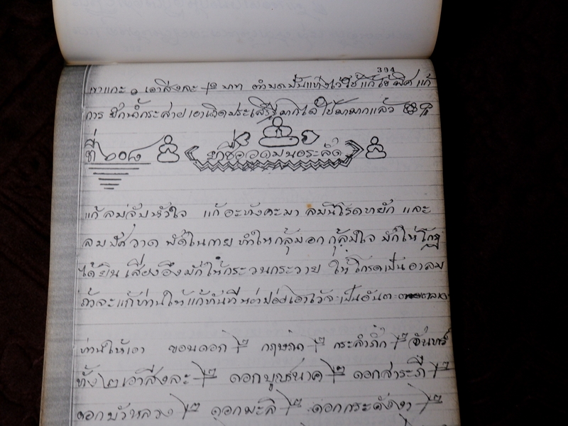 ตำรายาไทยเเผนโบราณ เขียนด้วยลายมือ เล่ม 1 ของ ลพ.อินทร์ เเละ พระอาจารย์นิยม วัดเขาตะเครา จ.เพชรบุรี (Pre-Order สอบถาม)