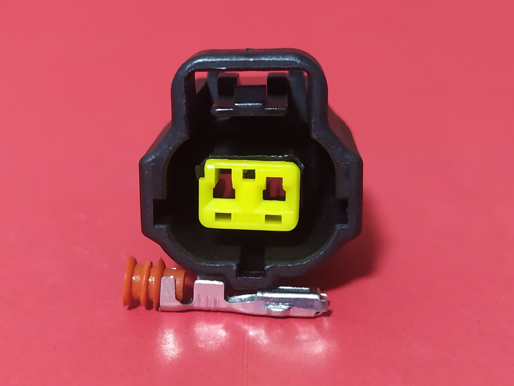 2 พิน ดำ/เหลือง Temp ร่องล่าง #178392-2