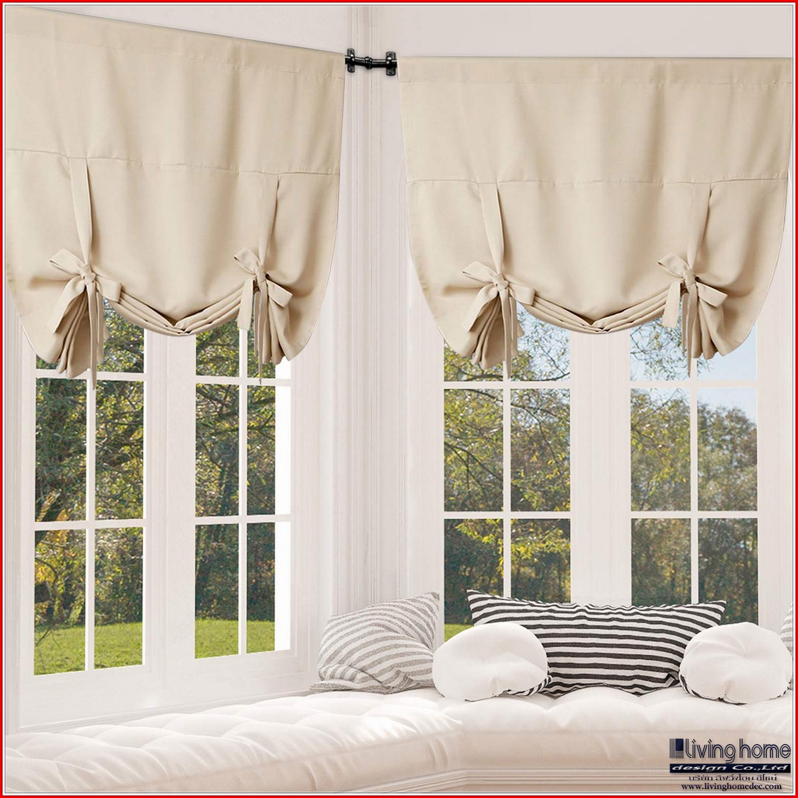 ม่านบอลลูน "Balloon Shad Curtains" ผ้าม่าน ม่าน มู่ลี่ มู่ลี่ไม้ ม่านม้วน วอลเปเปอร์ รับติดตั้ง ออกแบบ ราคาถูก ทุกประเภท ทุกรูปแบบ