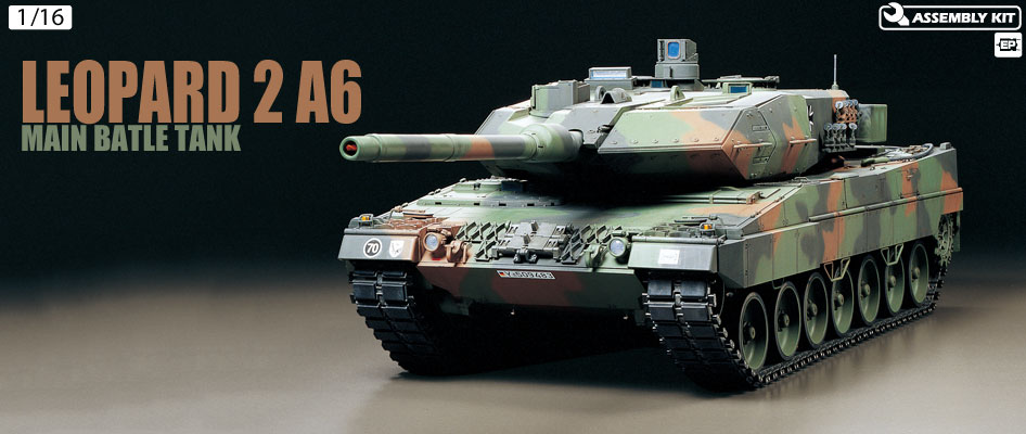 Leopard 2 A6 Main Battle Tank (Full-Option Kit).