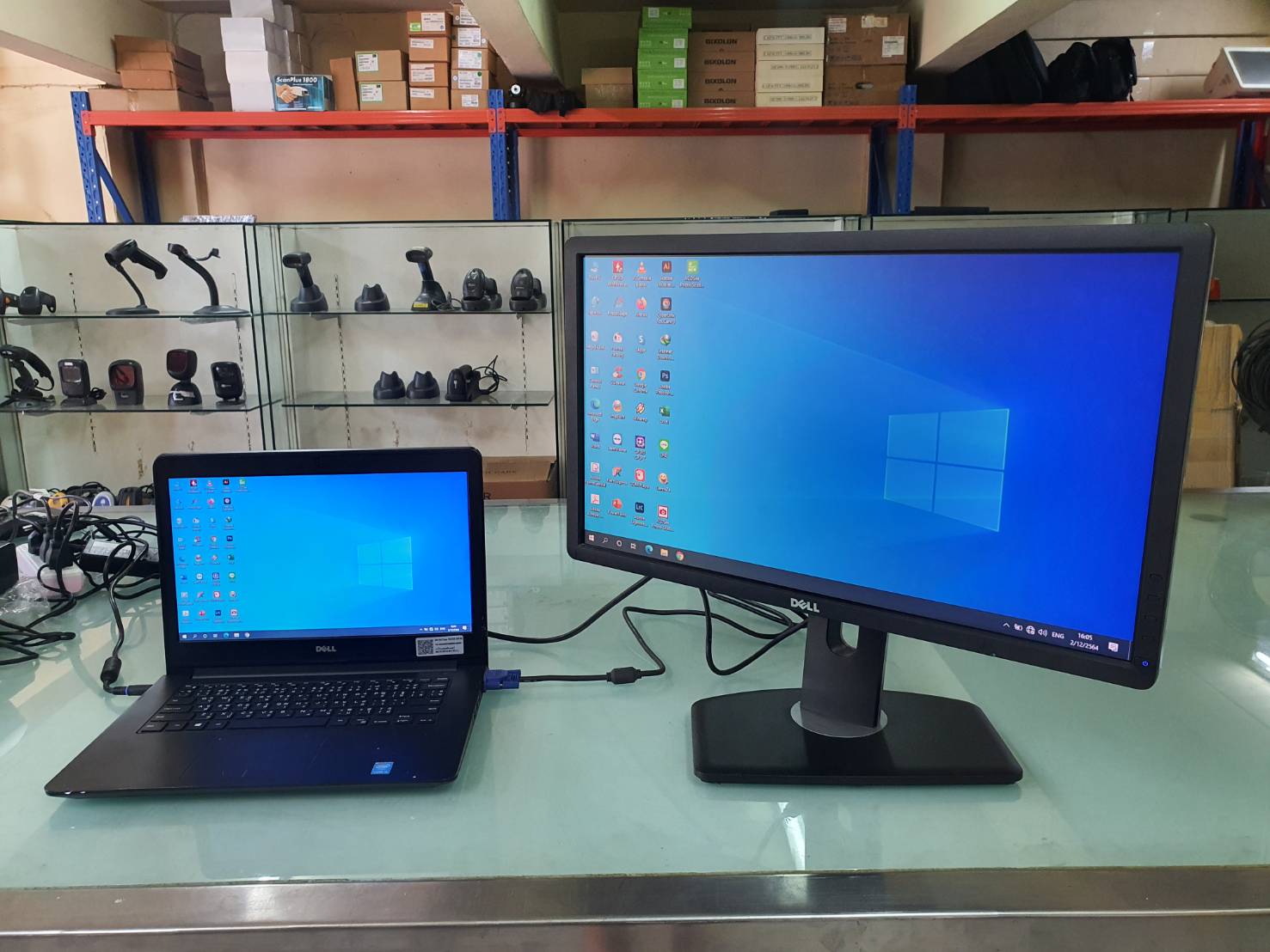 จอคอม LED ยี่ห้อ DELL รุ่น P2312H ขนาด 23.5 นิ้ว Full HD หมุนได้ มือสอง