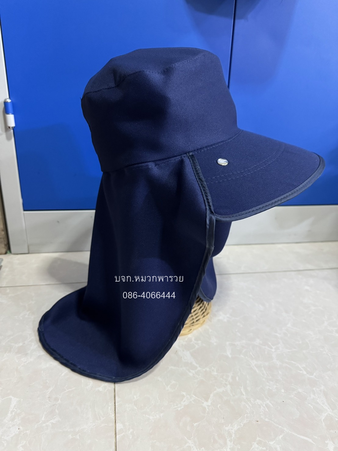หมวกคลุมหน้าทรงค้างคาว หมวกคลุมหน้ากันแดดถอดแยกชิ้นได้