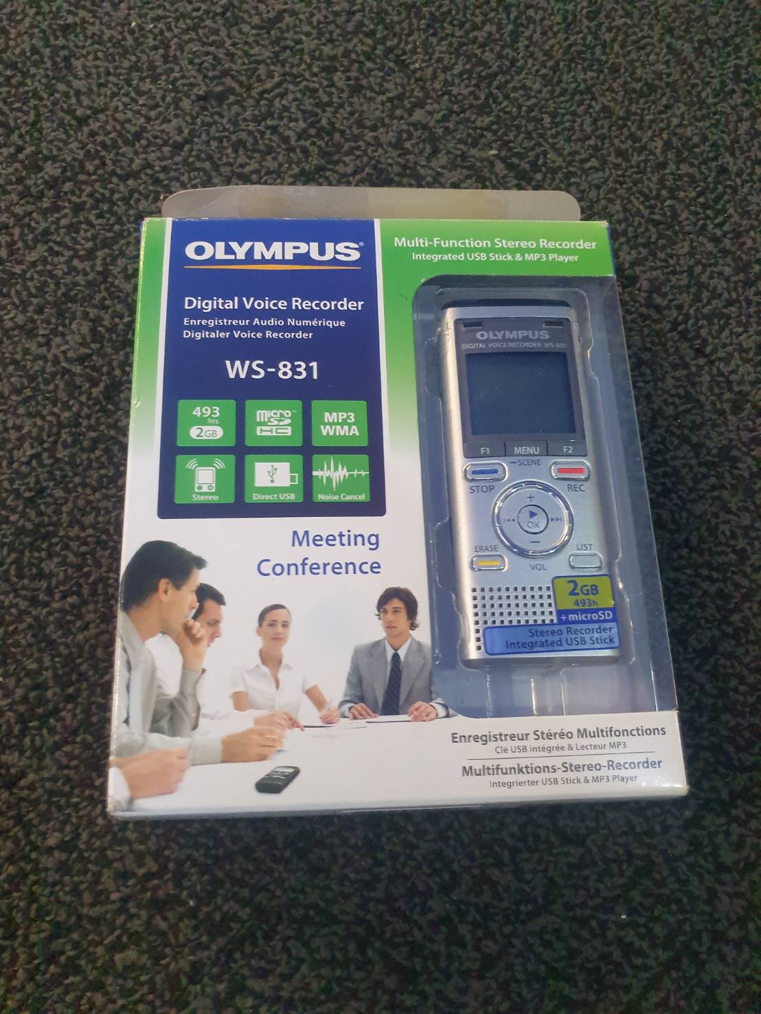 เครื่องบันทึกเสียง Olympus รุ่น ws-831 ยังไม่ได้ใช้งาน