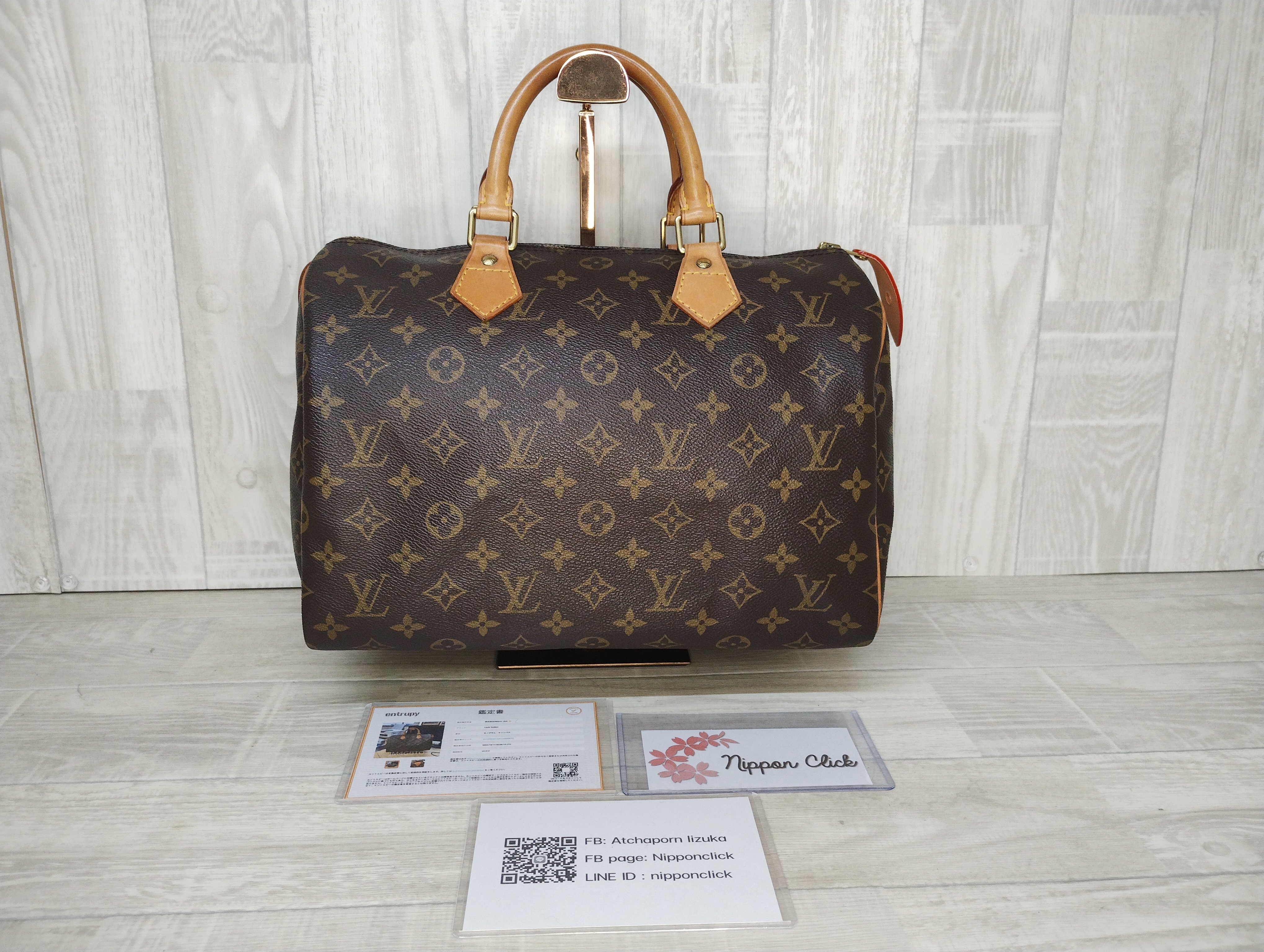 Louis Vuitton Speedy 30 Monogram - Used LV VI1913 กระเป๋าหลุยส์วิตตองสปีดี้ 30