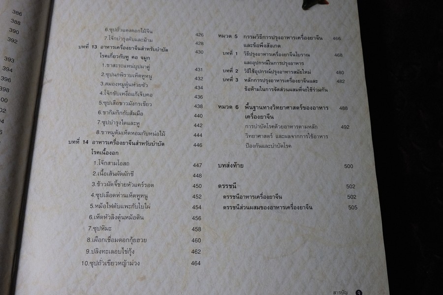 อาหารเครื่องยาจีน หลักโภชนาการ พร้อมสูตรอาหารอายุวัฒนะ ปกเเข็ง ปี 2541