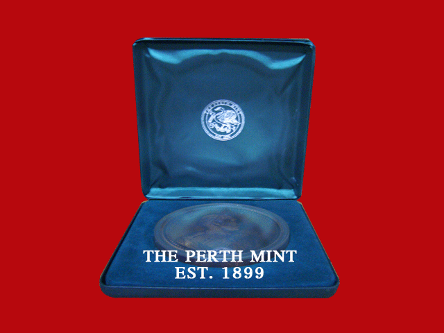 เหรียญรัชกาลที่5เนื้อทองแดง THE PERTH MINT EST 1899