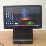 เครื่อง POS all in one ทัศกรีน มีจอด้านหลัง มีปริ้นเตอร์ในตัว มือสอง