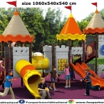 เครื่องเล่นสนามกลางแจ้ง (size L) size 1060x540x540 cm