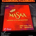 ป้ายกล่องไฟซิงค์สี่เหลี่ยม ขนาด 100 x 100 cm