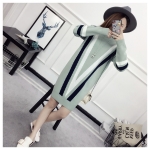 พรีออเดอร์ - เดรสไหมพรม Pre - DT135 (สีเขีียวมิ้น)