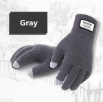 พร้อมส่ง - ถุงมือกันหนาวผู้ชาย GT281 (สีเทา)