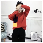 พรีออเดอร์ - เสื้อไหมพรมแฟชั่นแขนยาว Pre - ST772 (สีน้ำตาล)