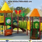 เครื่องเล่นสนามกลางแจ้ง (size L) size 950x790x460 cm