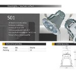 โคมไฟดาวน์ไลท์ BEC 501W