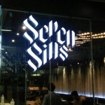 ป้ายไฟออกหน้า led #sevensins ติดตั้งป้ายสยามพารากอน