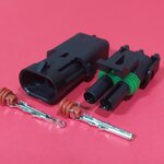 2 พิน ดำ MG 2.5 #5792 #0973