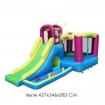 บ้านลมขนาด 427x246x283 cm สินค้าผลิตและออกแบบได้ลงตัวและน่ารักสุดๆ พร้อด้วยฟังท์ชั่นที่เสริมสร้างพัฒนาการและจินตนาการได้อย่างครบครัน มีสีสันสดใสออกแบบมาเพื่อกระตุ้นประสาทตาในการมองเห็นของเด็กๆ เหมาะสำหรับเด็กอายุ 3-10 ขวบน้ำหนักโดยรวมไม่เกิน 100 กิโลกรัม