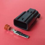 2 พิน ดำ พัดลมหม้อน้ำ 6.3 Honda #0179