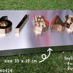 ป้ายบ้านเลขที่ รับทำป้ายโลหะทุกชนิด