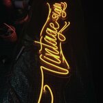 ป้ายไฟนีออนดัด วางอะคริลิคใสรองหลัง