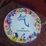 ป้ายกล่องไฟวงกลม - Chi The Residence