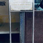 ป้ายหินอ่อนกัดกรด พร้อมโครงเหล็ก