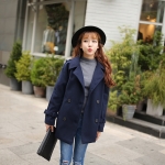 พรีออเดอร์ - เสื้อโค้ทผ้าวูลกันหนาว Pre - CT626 (สีกรม)