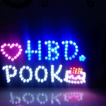 ป้ายไฟเชียร์ ป้ายไฟวันเกิด จัดส่งทั่วประเทศ