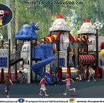 เครื่องเล่นสนามกลางแจ้ง (size L) size 1450x760x600 cm