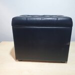 สตูลเหลี่ยม 1 ที่นั่ง FURDINI BERTON สีดำ(54กว้าง x 40ลึกx 46สูง) มือสอง