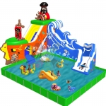 รายละเอียดสินค้า - ขนาด เป่าลมสไลเดอร์น้ำ - สี สีขาว, สีฟ้า, ลิง, เหลือง, แดง, เขียว, ม่วง, ชมพู, ดำ - มาตรฐาน EN14960, CE, UL, SGS, AS3533 - ผ้าใบกันน้ำ PVC เกรดความทนทานสูงรังสี UV ได้รับการรักษา, หน่วงไฟ,น้ำ -หลักฐานและผ่านใบรับรองสินค้ามาตรฐานยุโรปSGS