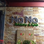 ป้ายอักษรโลหะซิงค์ ยกของ #NaNa Beauty & Spa ติดตั้งป้ายปากเกร็ด นนทบุรี