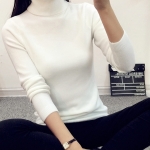 พรีออเดอร์ - เสื้อไหมพรมคอเต่า Pre - ST612 (สีขาว)