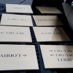 ป้ายกัดกรด ป้ายทองเหลือง