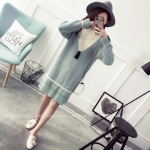 พรีออเดอร์ - เดรสไหมพรม Pre - DT115 (สีฟ้า)