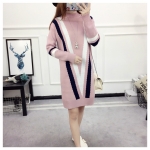 พรีออเดอร์ - เดรสไหมพรม Pre - DT136 (สีชมพู)