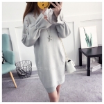 พรีออเดอร์ - เดรสไหมพรม Pre - DT132 (สีเทา)