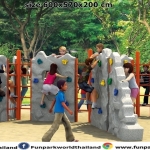 เครื่องเล่นสนามกลางแจ้ง size 600x570x200 cm