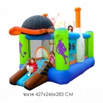 บ้านลมขนาด 427x246x283 cm สินค้าผลิตและออกแบบได้ลงตัวและน่ารักสุดๆ พร้อด้วยฟังท์ชั่นที่เสริมสร้างพัฒนาการและจินตนาการได้อย่างครบครัน มีสีสันสดใสออกแบบมาเพื่อกระตุ้นประสาทตาในการมองเห็นของเด็กๆ เหมาะสำหรับเด็กอายุ 3-10 ขวบน้ำหนักโดยรวมไม่เกิน 100 กิโลกรัม