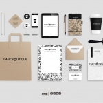 ออกแบบโลโก้ ร้านCafe' Boutique