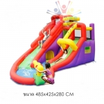 บ้านลมขนาด 485x425x280 cm สินค้าผลิตและออกแบบได้ลงตัวและน่ารักสุดๆ พร้อด้วยฟังท์ชั่นที่เสริมสร้างพัฒนาการและจินตนาการได้อย่างครบครัน มีสีสันสดใสออกแบบมาเพื่อกระตุ้นประสาทตาในการมองเห็นของเด็กๆ เหมาะสำหรับเด็กอายุ 3-10 ขวบน้ำหนักโดยรวมไม่เกิน 100 กิโลกรัม