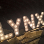 ป้ายร้านกาแฟลิงค์ ป้ายไฟปิงปอง